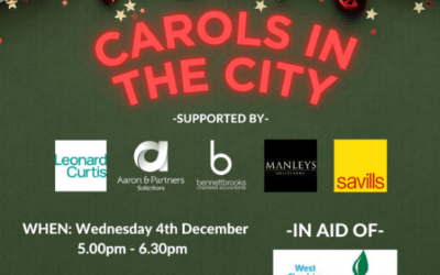 Chester Carols in the City Wednesday 4th December